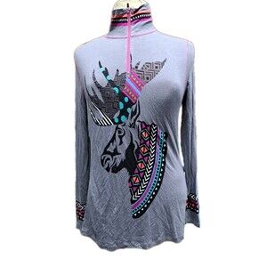 Krimson Klover 1/4 Zip Base Layer Top Moose Anthler Aztec Layering
